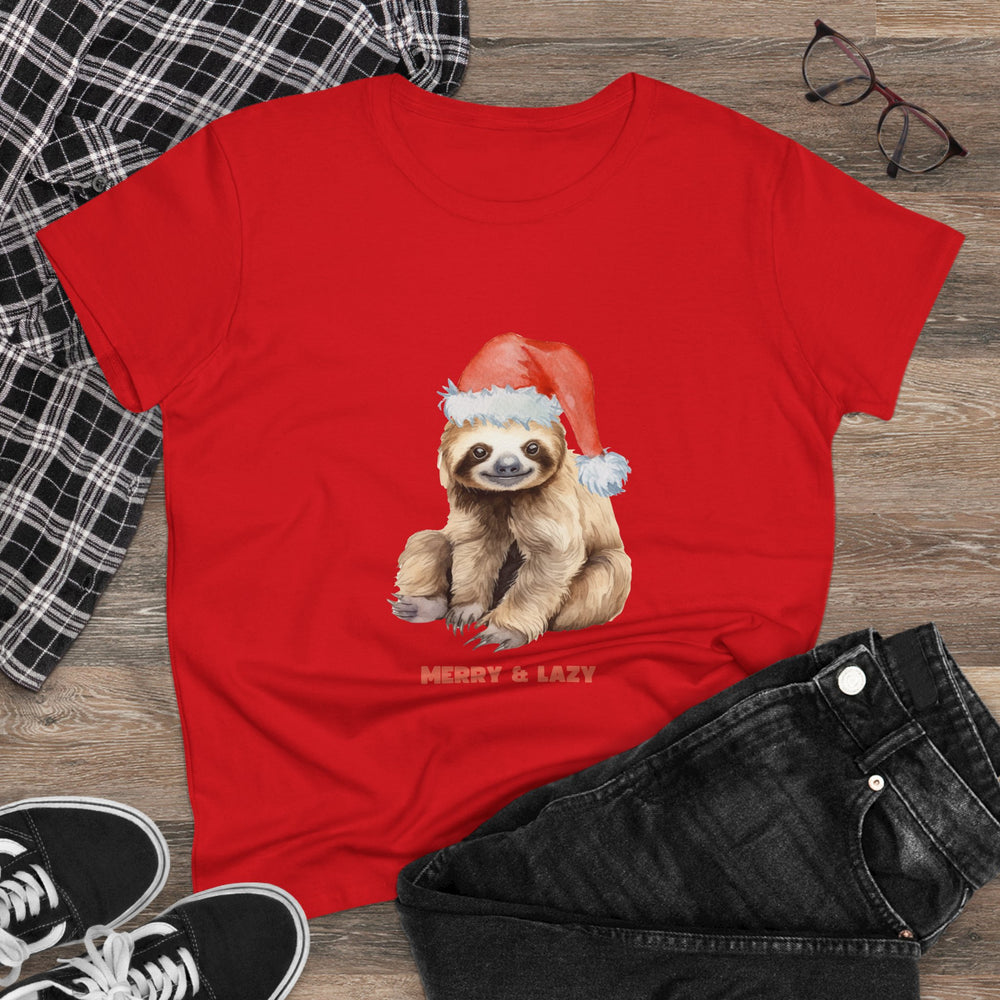 Sloth Christmas Women's Tee