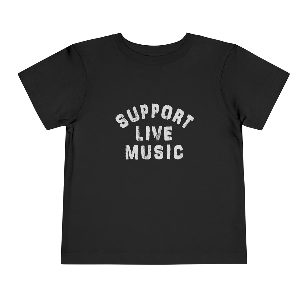 Support Live Music Toddler Short Sleeve Tee