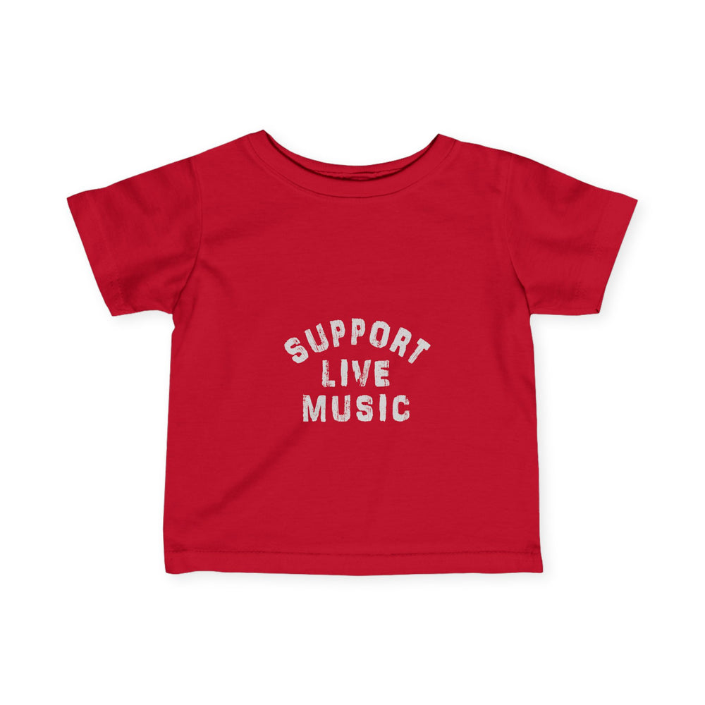 Support Live Music Infant Fine Jersey Tee