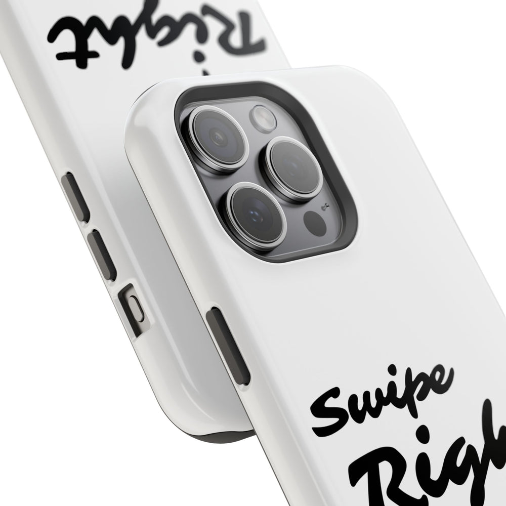 Swipe Right iPhone 16, 15 Magnetic Tough Cases - A Perfect Match for Your iPhone