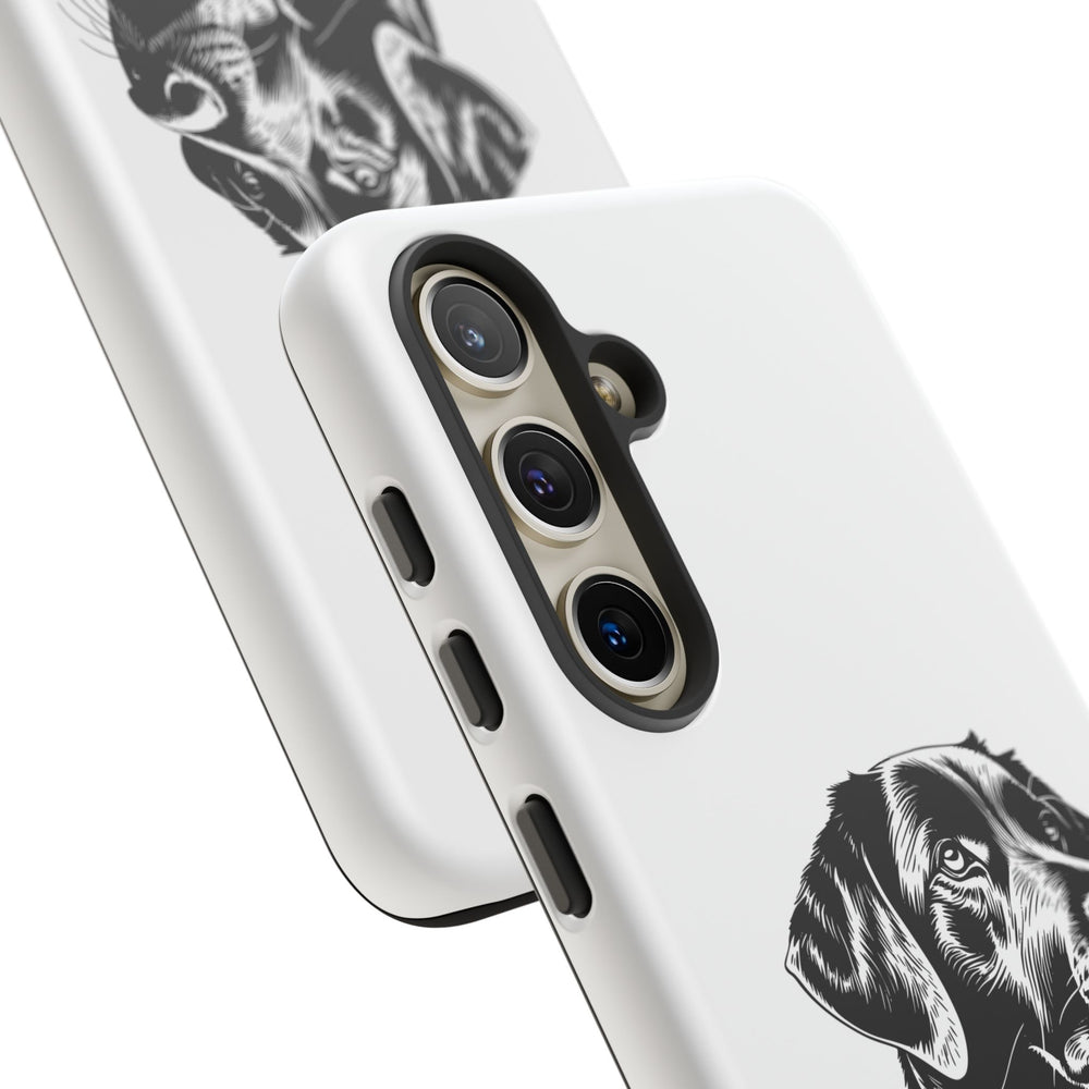 Black Lab Protective Phone Case