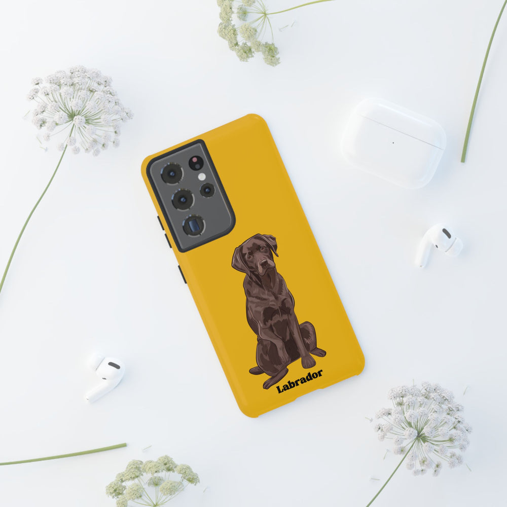Chocolate Lab Protective Phone Case