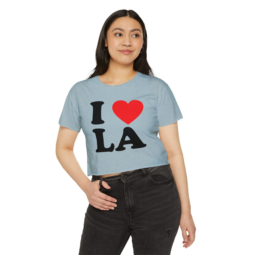 I ❤️ LA Women's Crop Tee