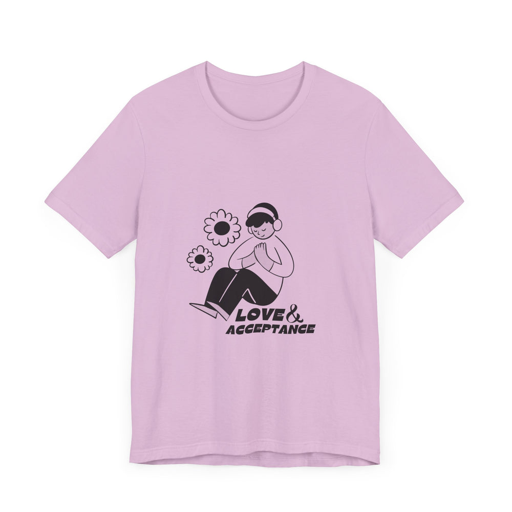 Love & Acceptance Autism Awareness Men's Short Sleeve Tee