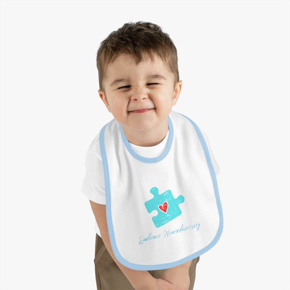Embrace Neurodiversity Baby Jersey Bib