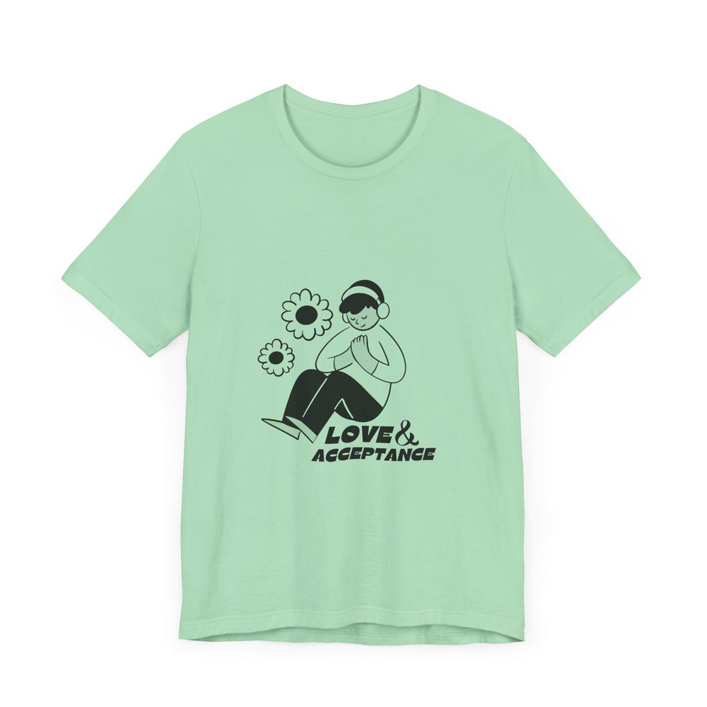 Love & Acceptance Autism Awareness Men's Short Sleeve Tee