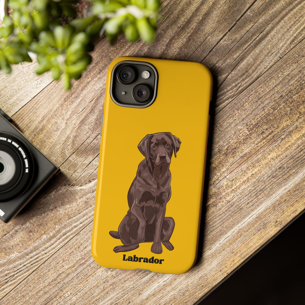 Chocolate Lab Protective Phone Case