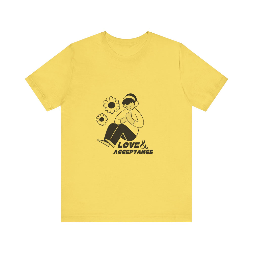 Love & Acceptance Autism Awareness Men's Short Sleeve Tee