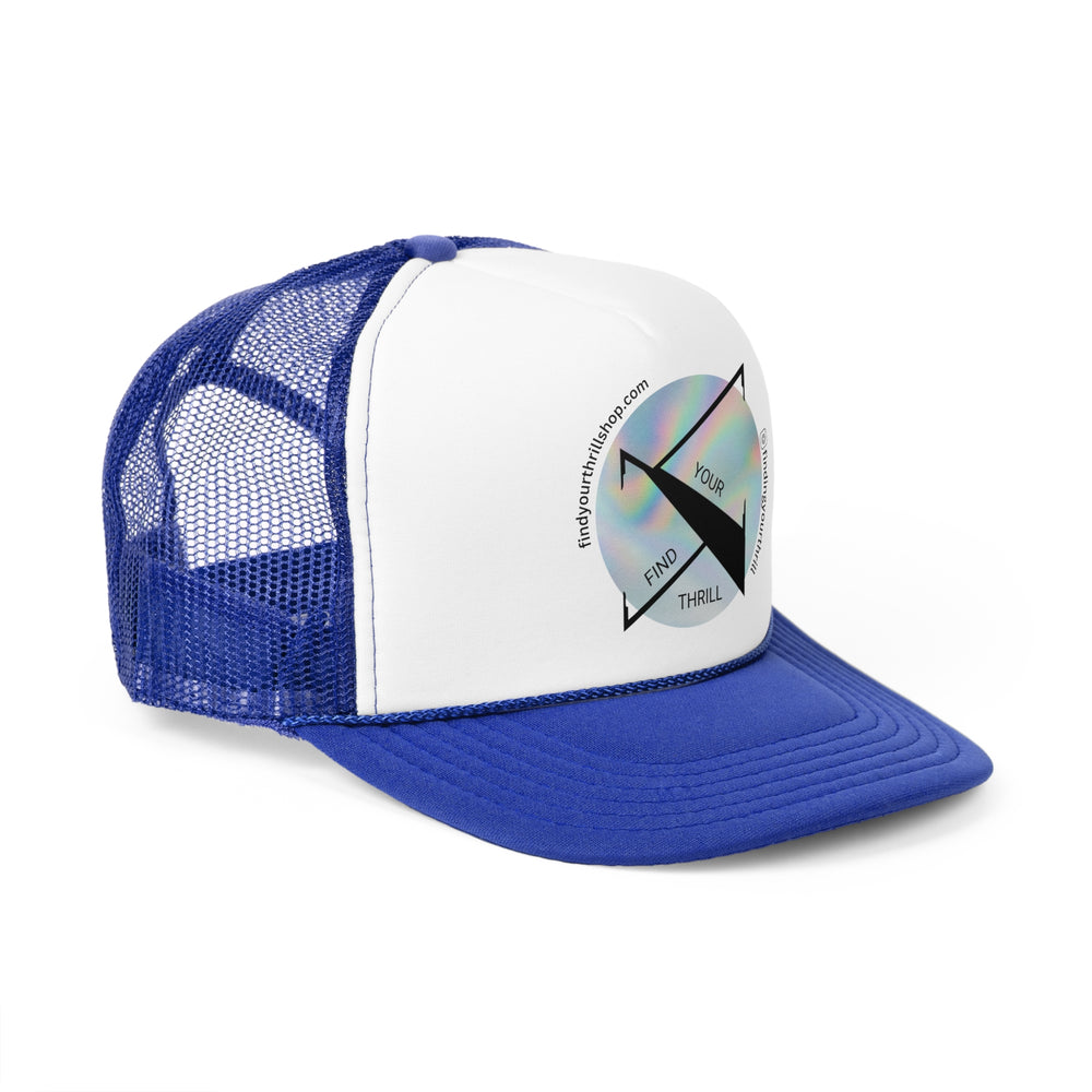 Find Your Thrill Hologram Trucker Cap
