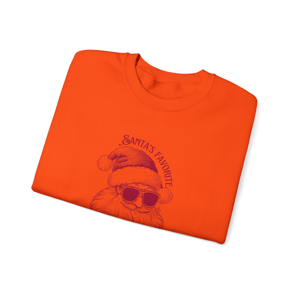 Santa's Favorite Crewneck Sweatshirt