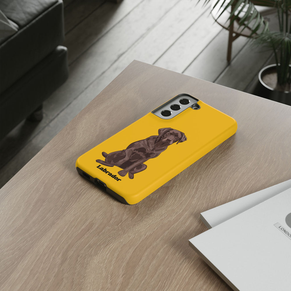 Chocolate Lab Protective Phone Case