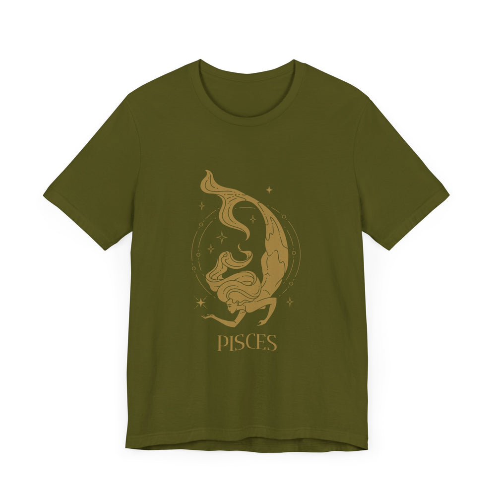 Pisces Constellation Zodiac Unisex Jersey Short Sleeve Tee