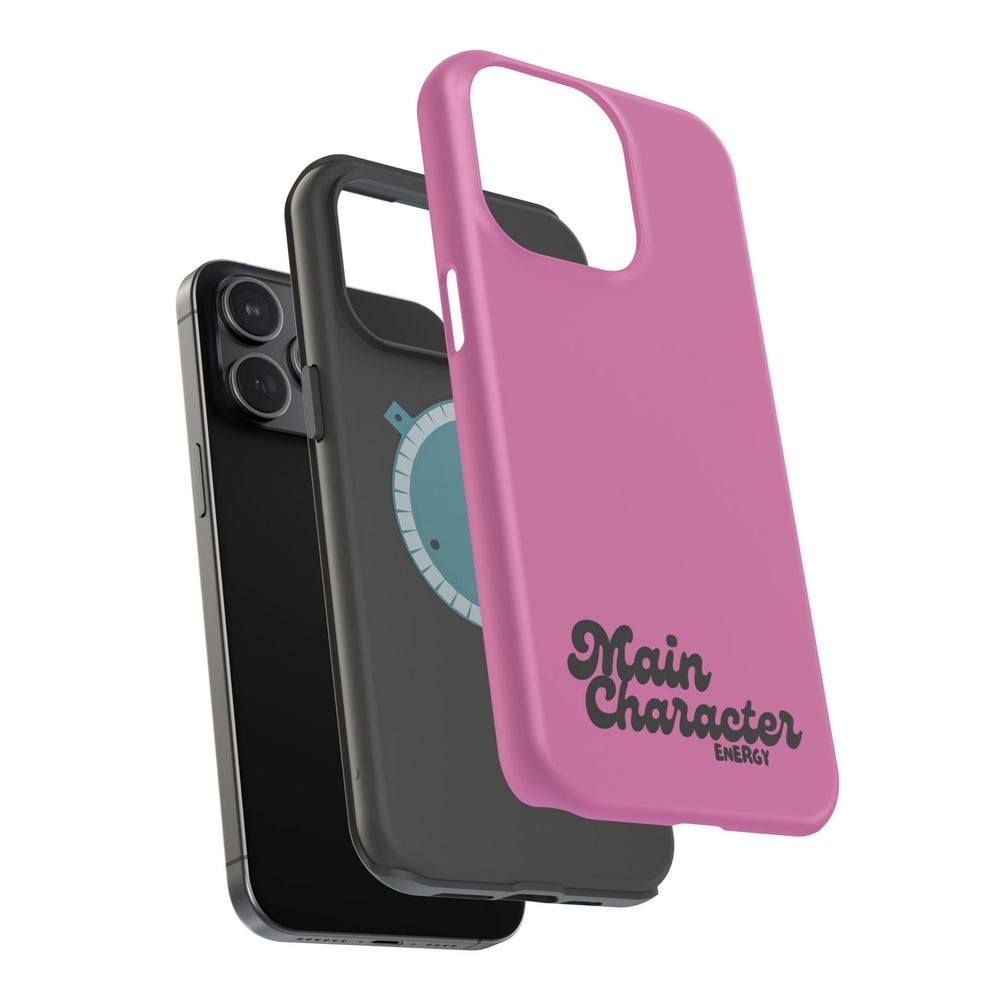 Main Character Energy Pink Edition Magnetic Tough iPhone 16, 15, 14, 13 Pro & Max Cases