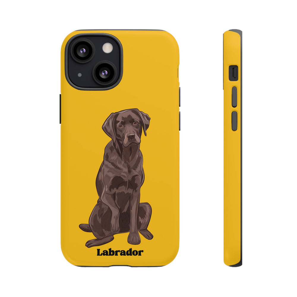 Chocolate Lab Protective Phone Case