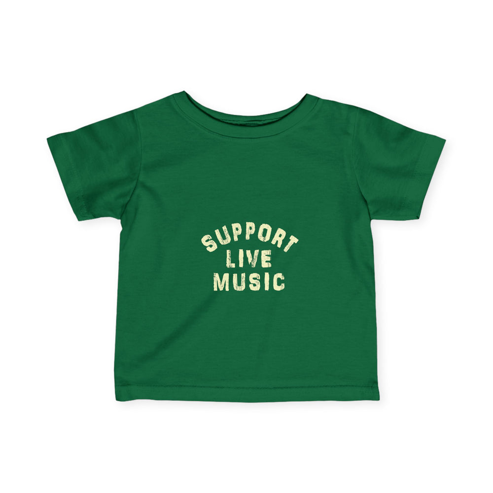 Support Live Music Infant Fine Jersey Tee