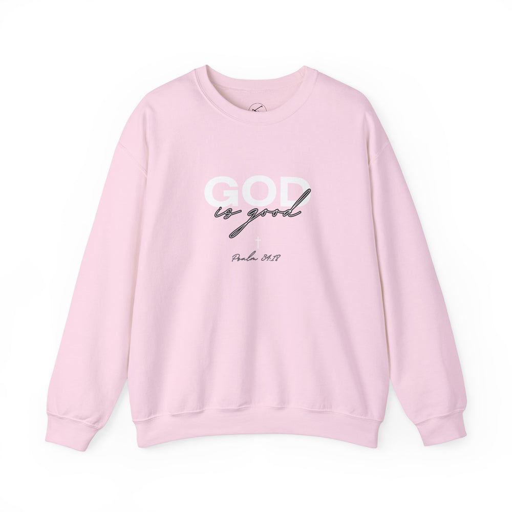 God Is Good - Psalms 34:18 - Crewneck Sweatshirt