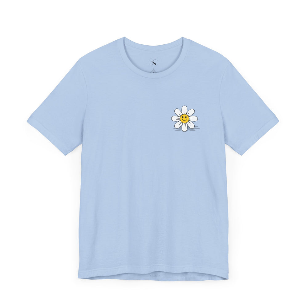 Smiling Daisy Men's Jersey Tee - Casual Summer Vibes