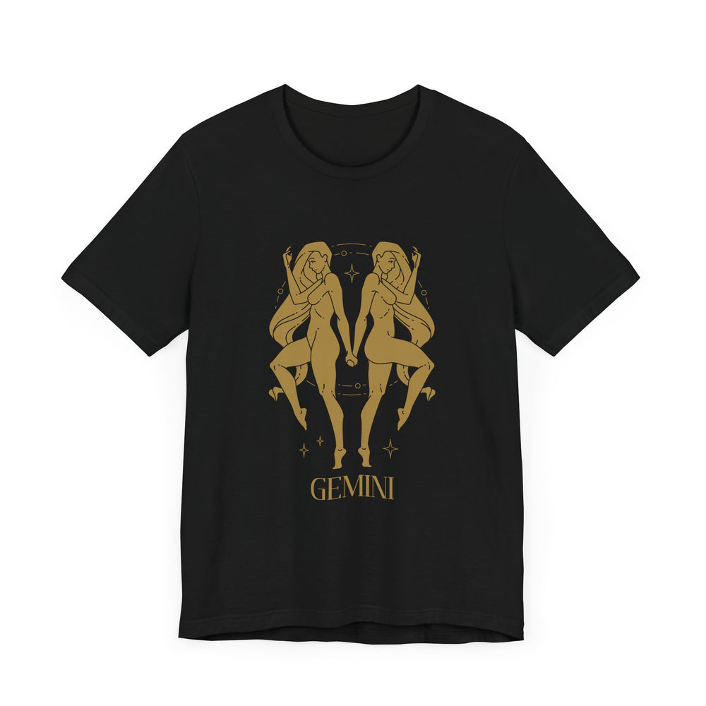 Gemini The Twins Zodiac Unisex Jersey Short Sleeve Tee