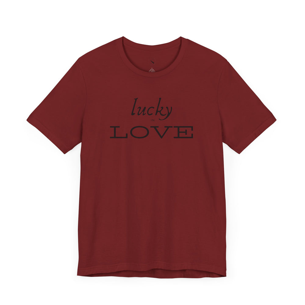 Lucky In Love Jersey Short Sleeve Tee