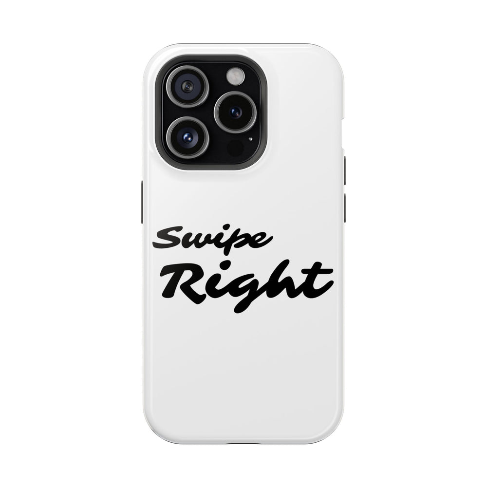 Swipe Right iPhone 16, 15 Magnetic Tough Cases - A Perfect Match for Your iPhone