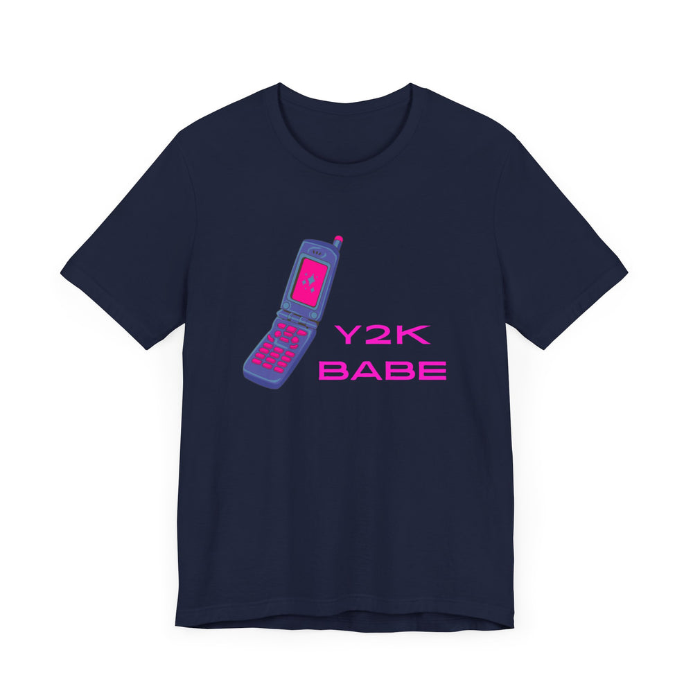 Y2K babe - flip phone - Short Sleeve Tee