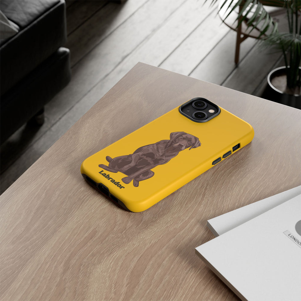 Chocolate Lab Protective Phone Case