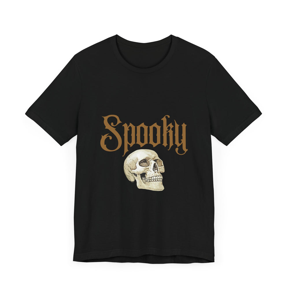 Spooky Skull Halloween Unisex Jersey Short Sleeve Tee
