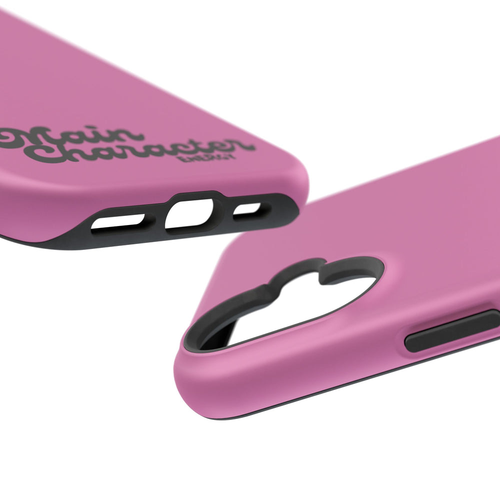 Main Character Energy Pink Edition Magnetic Tough iPhone 16, 15, 14, 13 Pro & Max Cases
