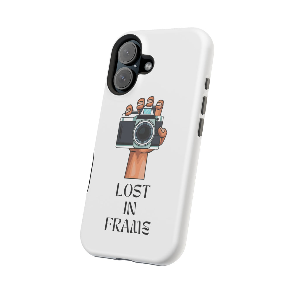 Lost in Frame Photog iPhone 14, iPhone 15, iPhone 16 Magnetic Tough Cases
