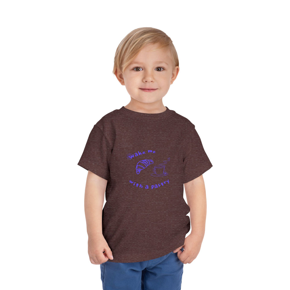 Wake Me With A Pastry Toddler Tee