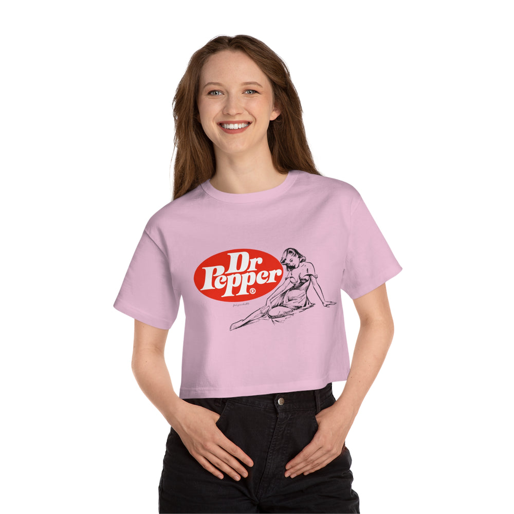 Dr. Pepper Pin-Up Crop Top – Classic Taste, Modern Twist!