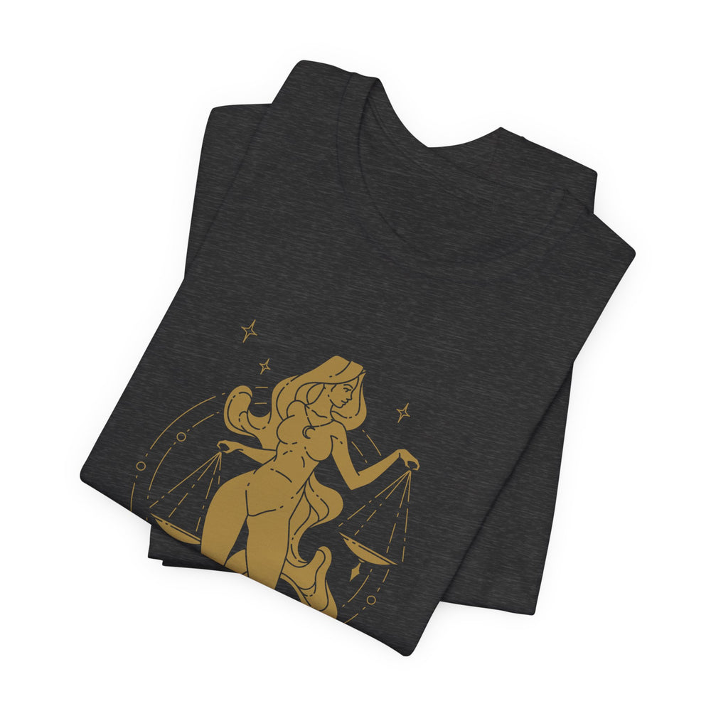 Libra Constellation Zodiac Short Sleeve Tee