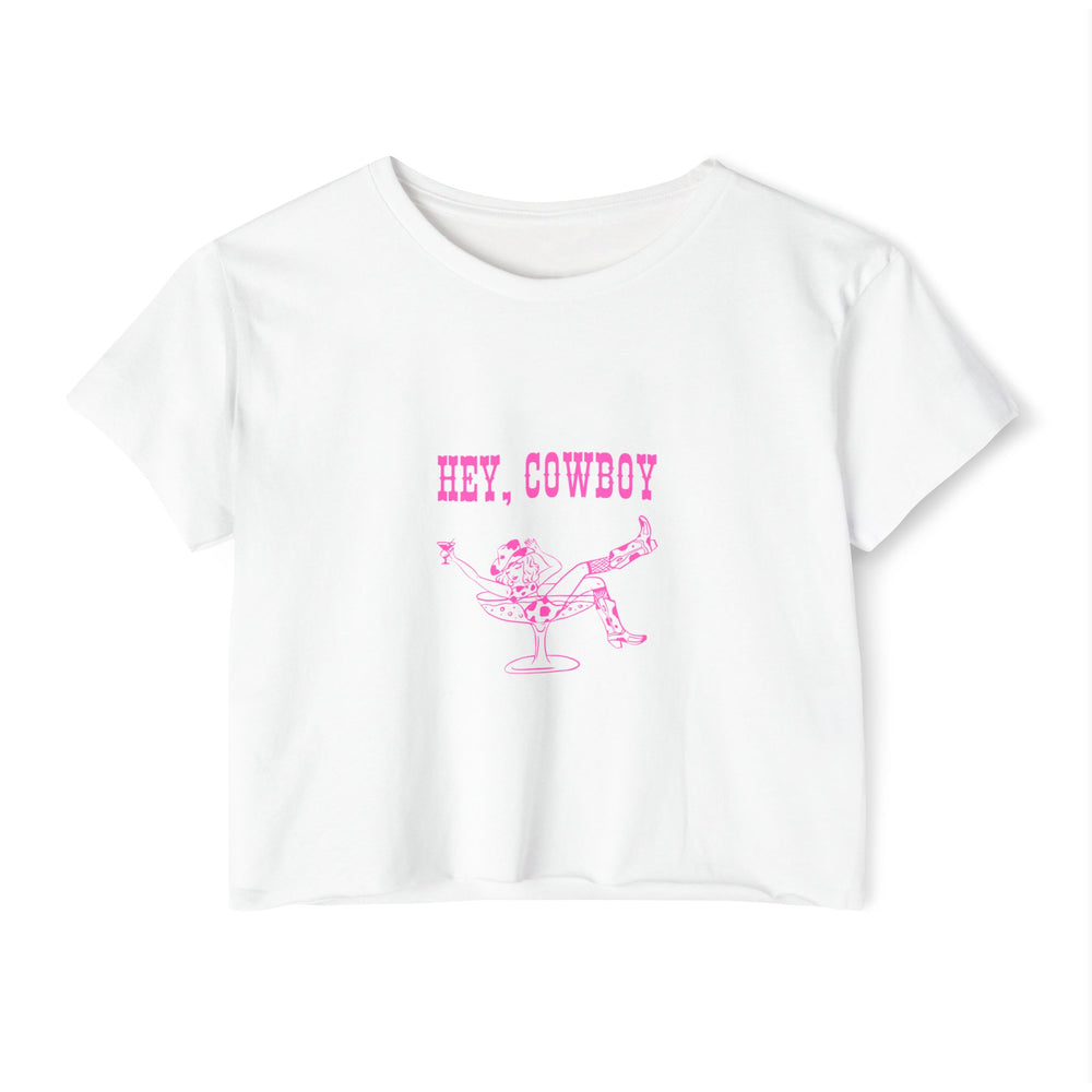 Hey, Cowboy - Women's Festival Crop Top