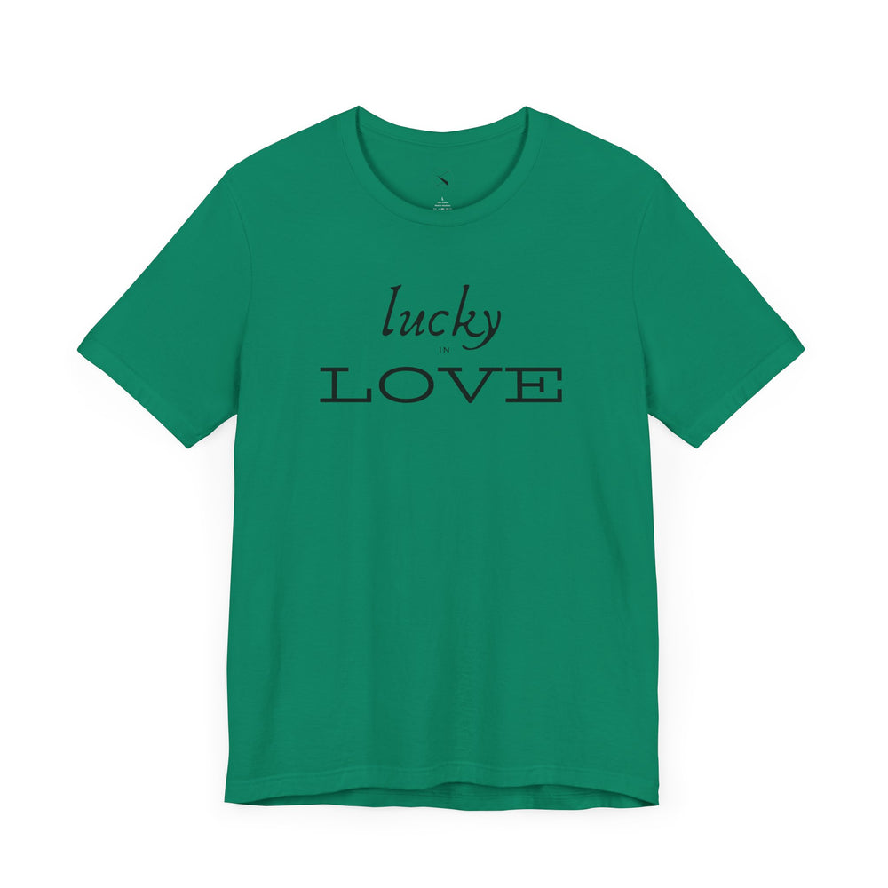 Lucky In Love Jersey Short Sleeve Tee