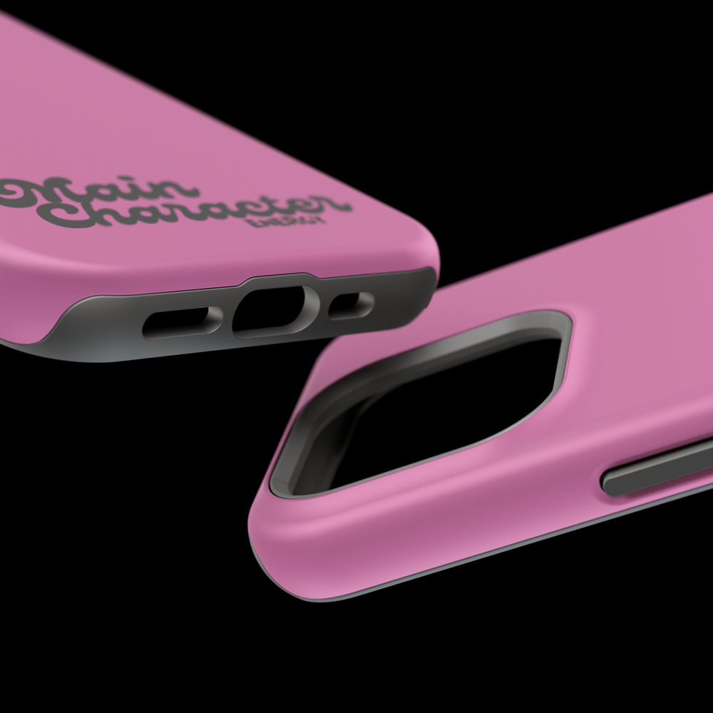 Main Character Energy Pink Edition Magnetic Tough iPhone 16, 15, 14, 13 Pro & Max Cases