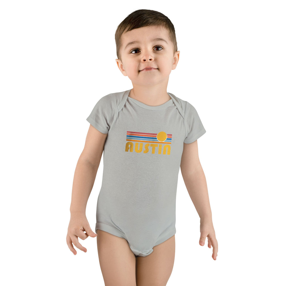 Austin Retro Sun Baby Short Sleeve Onesie®