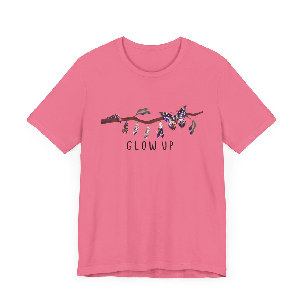 Glow Up Butterflies Jersey Short Sleeve Tee