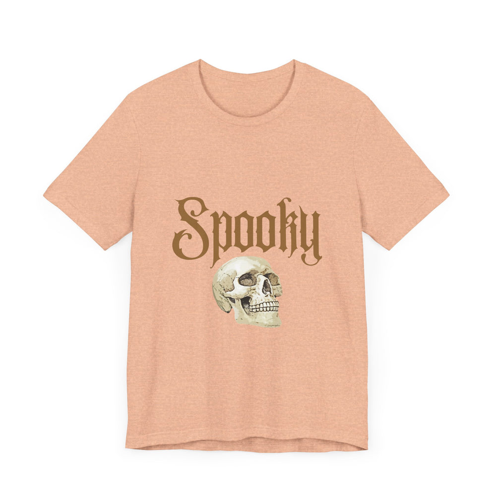 Spooky Skull Halloween Unisex Jersey Short Sleeve Tee
