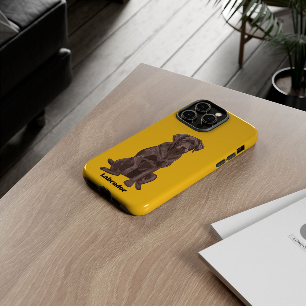 Chocolate Lab Protective Phone Case
