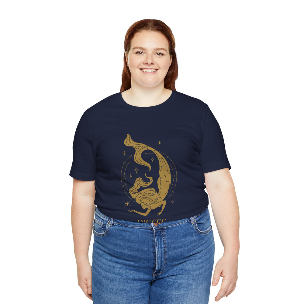 Pisces Constellation Zodiac Unisex Jersey Short Sleeve Tee