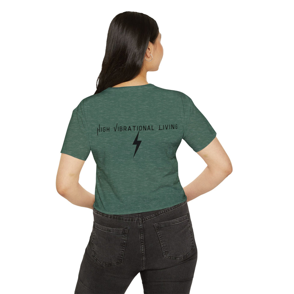 High Vibrational Living Women's Festival Crop Top