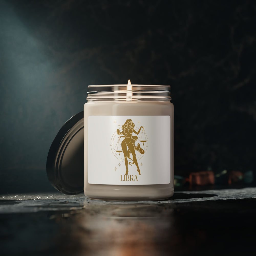Libra  Zodiac Constellation Scented Soy Candle, 9oz