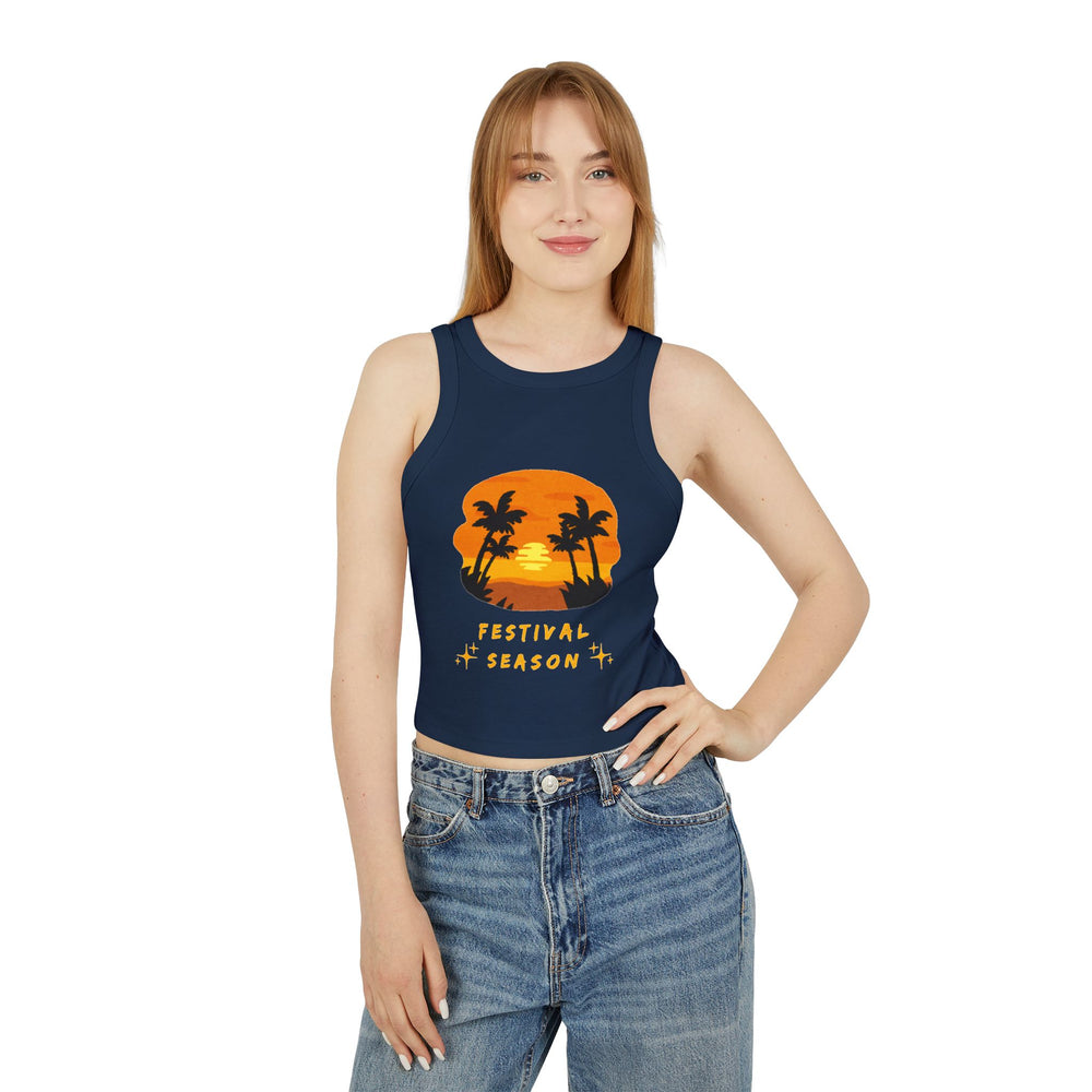 Festival Season - Women's Micro Rib Racer Tank Top