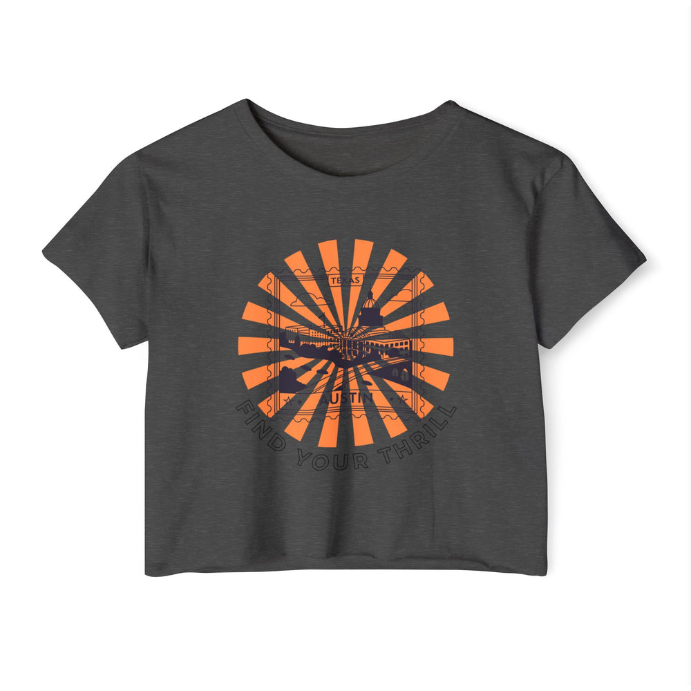 Find Your Thrill ATX Stamp – Women’s Festival Crop Top 🎶🤠