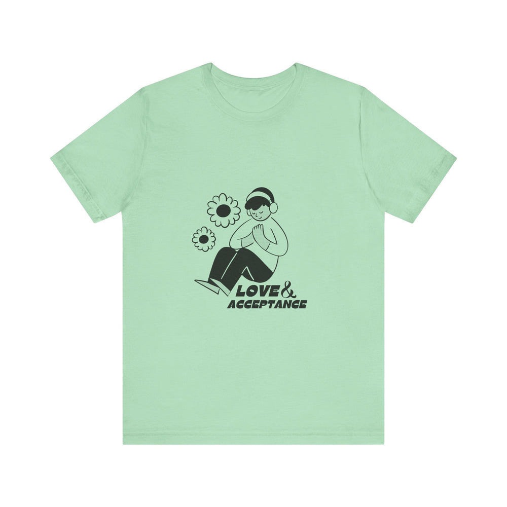 Love & Acceptance Autism Awareness Men's Short Sleeve Tee