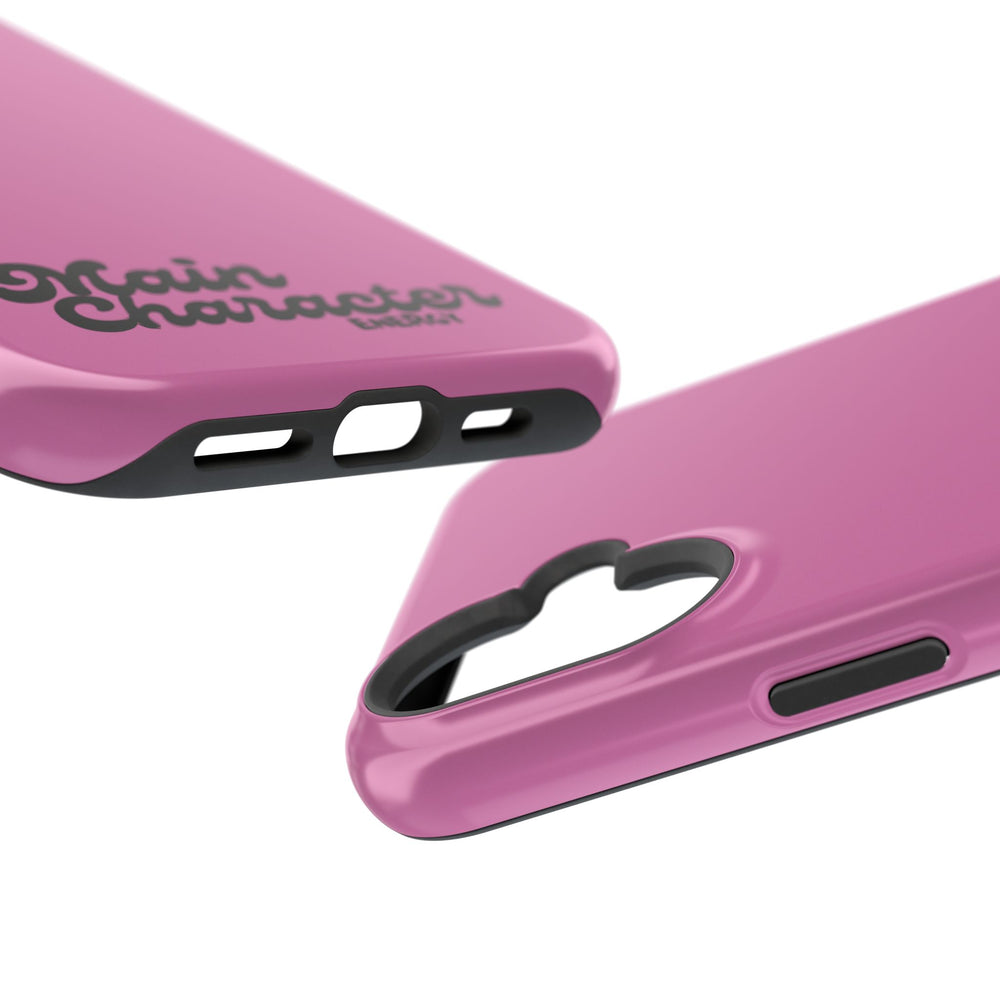 Main Character Energy Pink Edition Magnetic Tough iPhone 16, 15, 14, 13 Pro & Max Cases