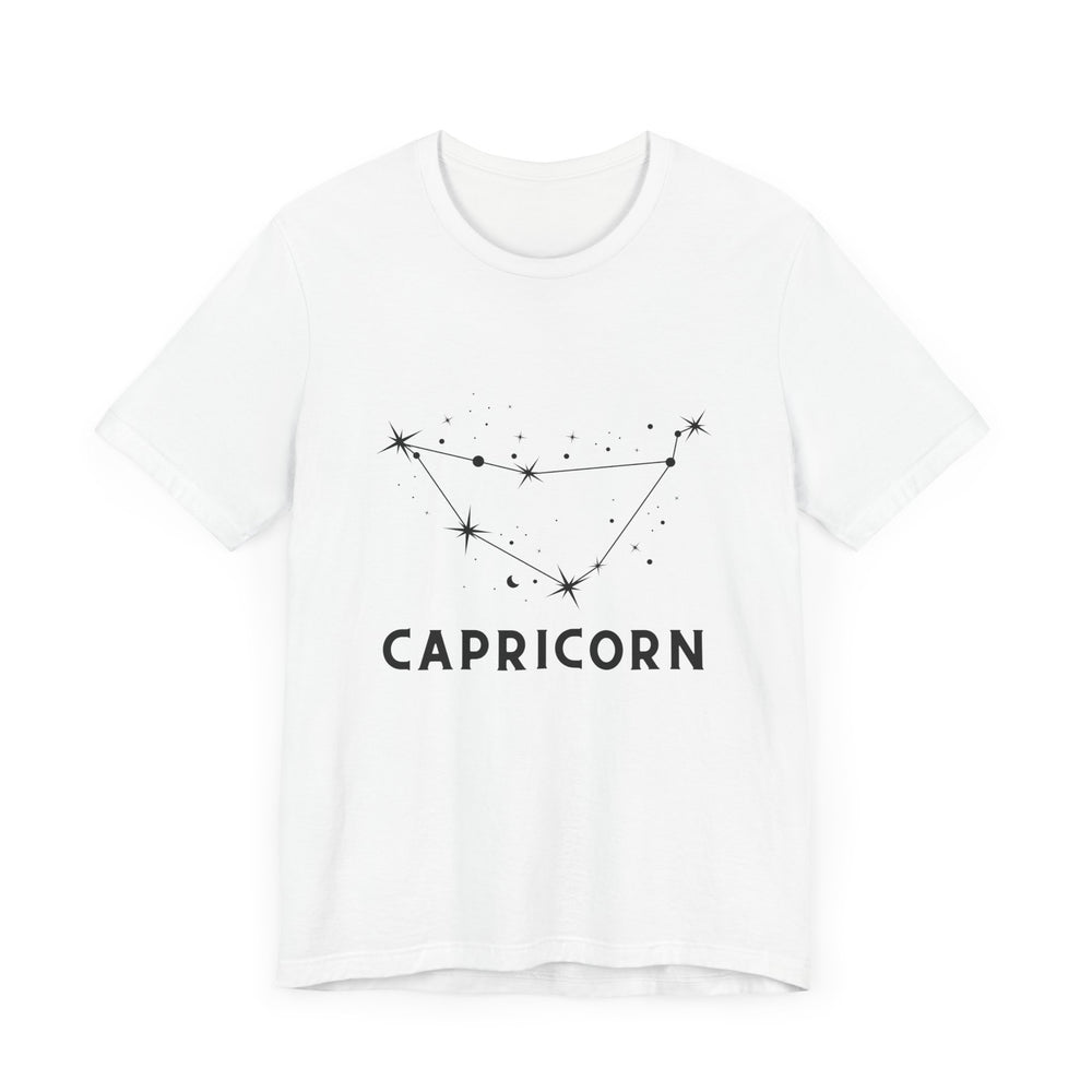 Capricorn Sea Goat Constellation Zodiac Unisex Jersey Short Sleeve Tee