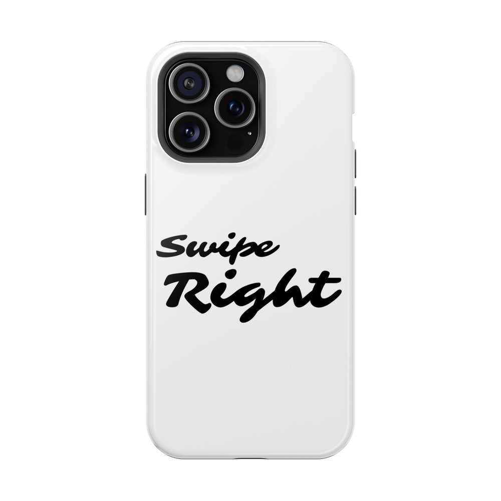 Swipe Right iPhone 16, 15 Magnetic Tough Cases - A Perfect Match for Your iPhone