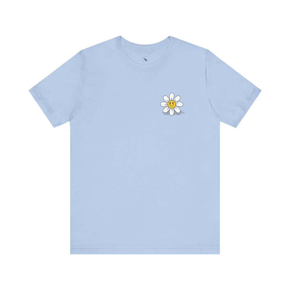 Smiling Daisy Men's Jersey Tee - Casual Summer Vibes