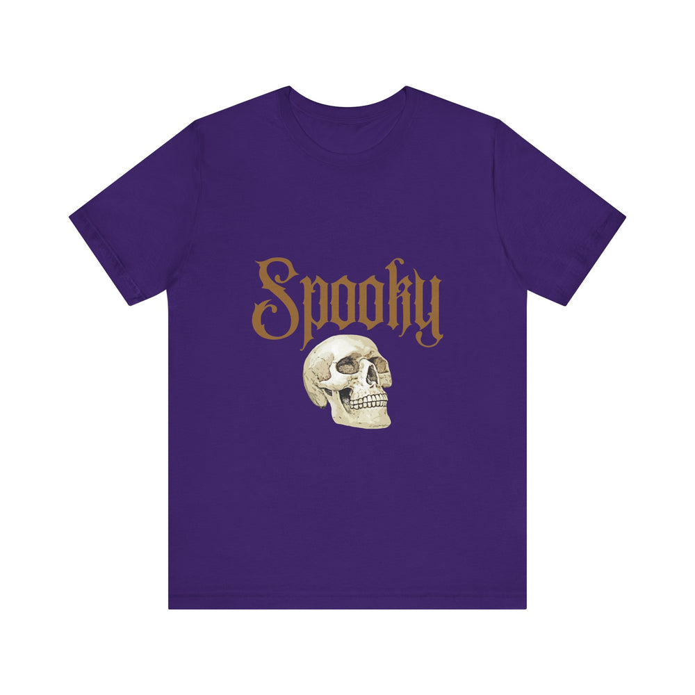 Spooky Skull Halloween Unisex Jersey Short Sleeve Tee